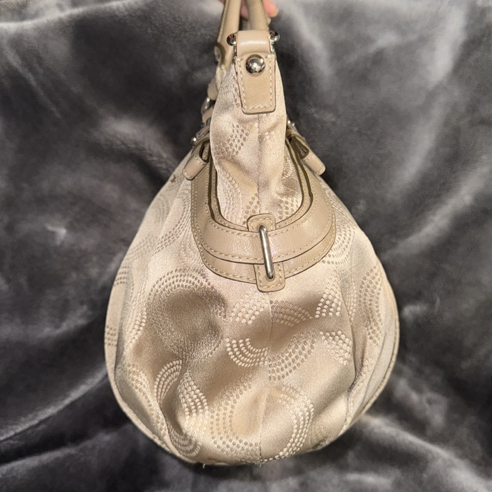 SATIN COACH SHOULDER BAG - Picture 6 of 16